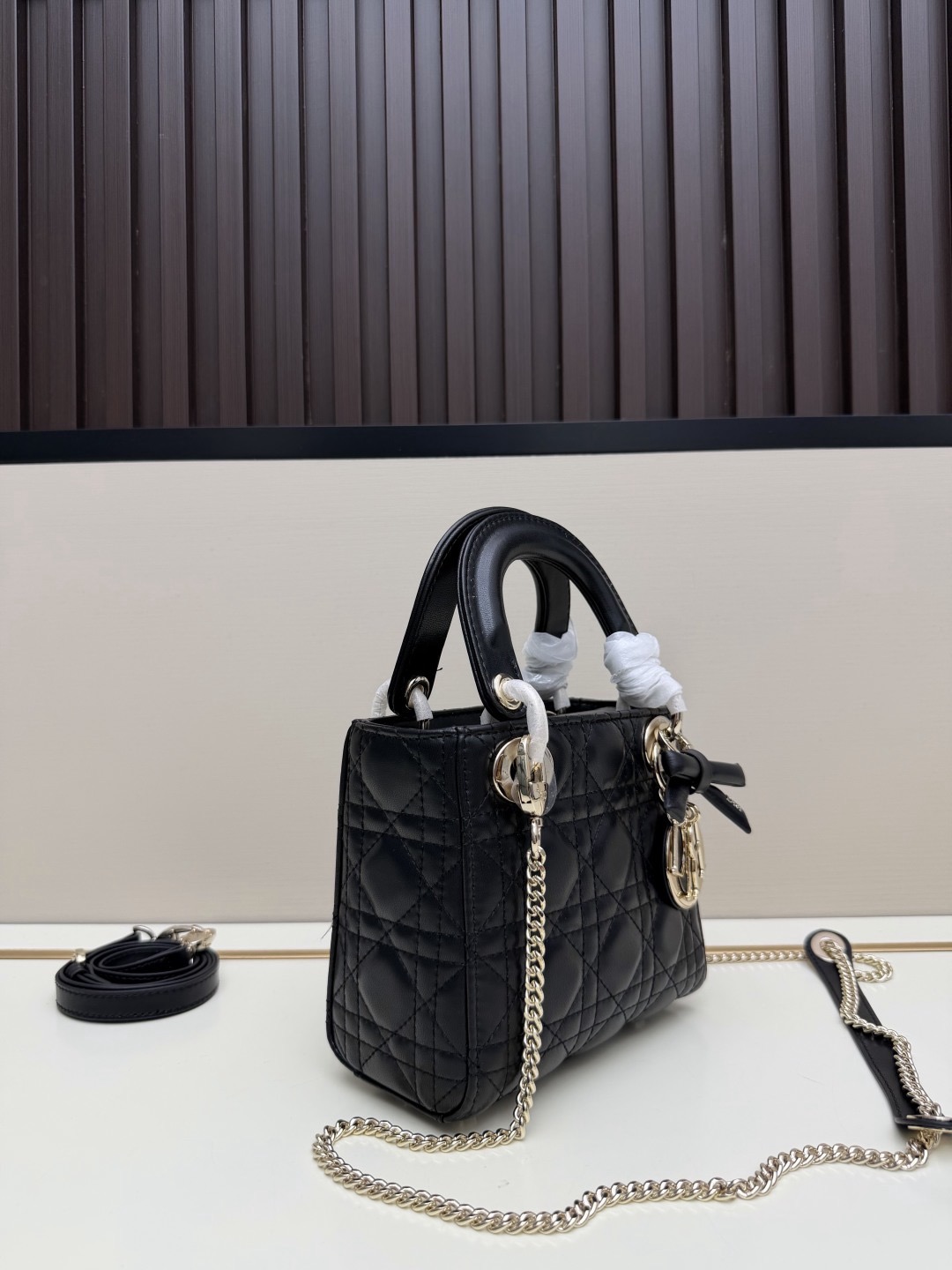 DIOR lady mini Bow Bag