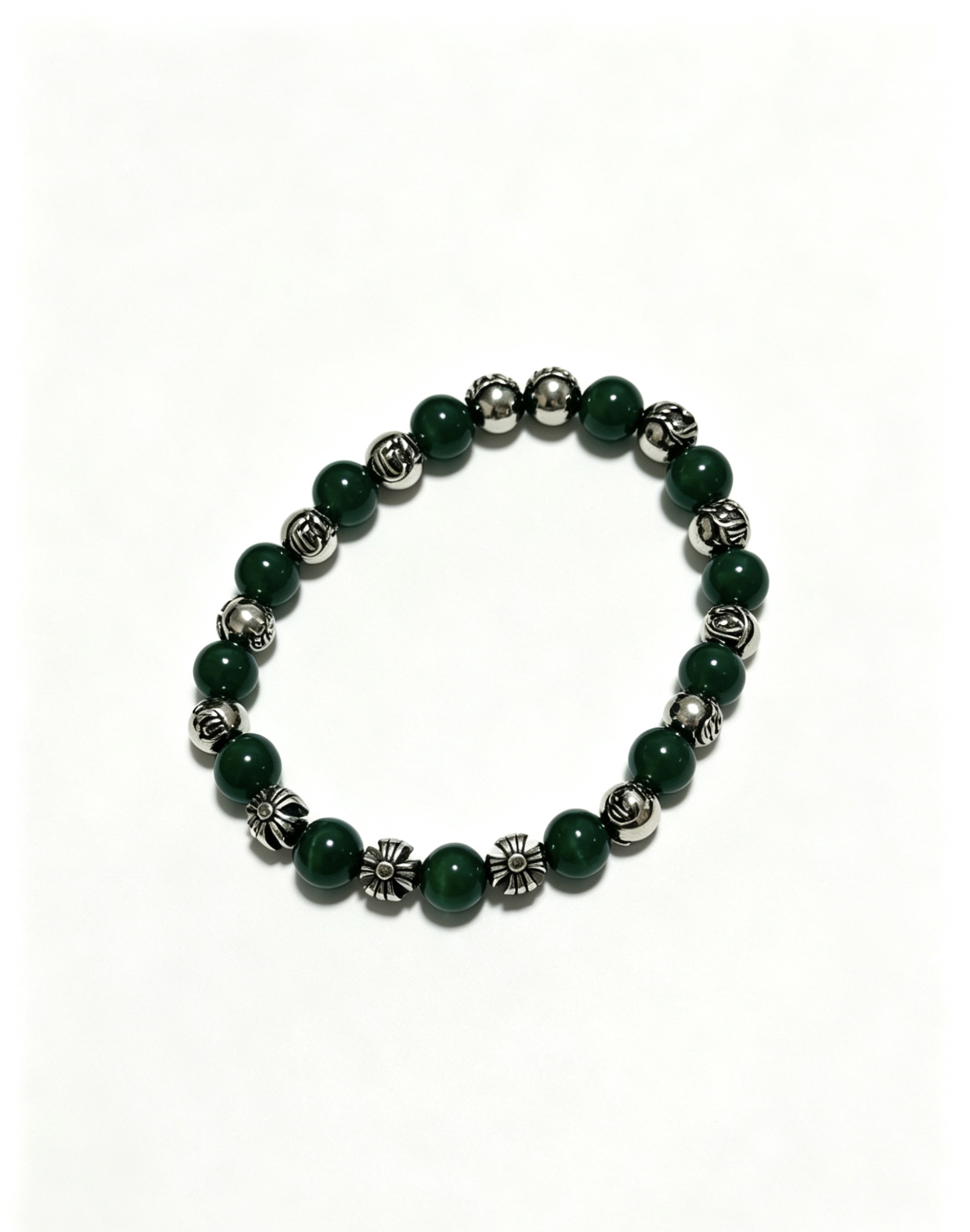 Chrome Hearts Vintage Multi-Element Agate Bracelet