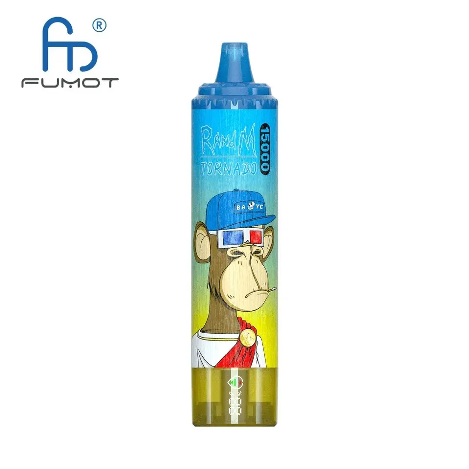 FUMOT Tornado 15K Rechargeable Disposable Vape – Mr Blue - Vaba Vape-Shop