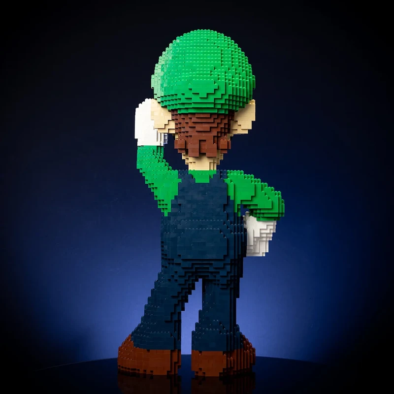 Super Mario 4891Pcs MOC Luigi