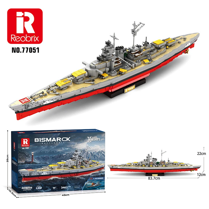 Reobrix 77051 - Bismarck Class Battleship
