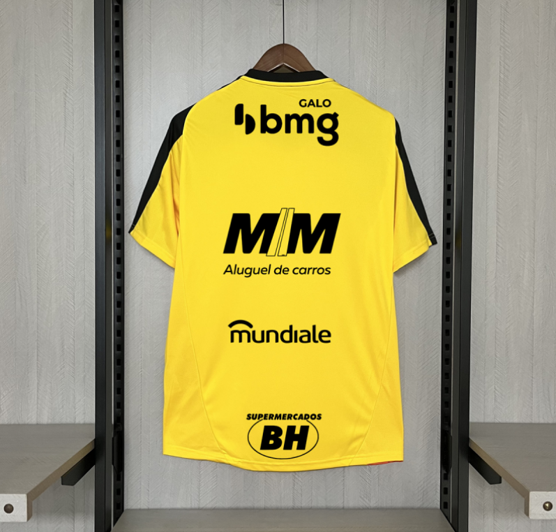 25/26 Atlético Mineiro Training Jersey All Sponsor Yellow Jersey S-4XL
