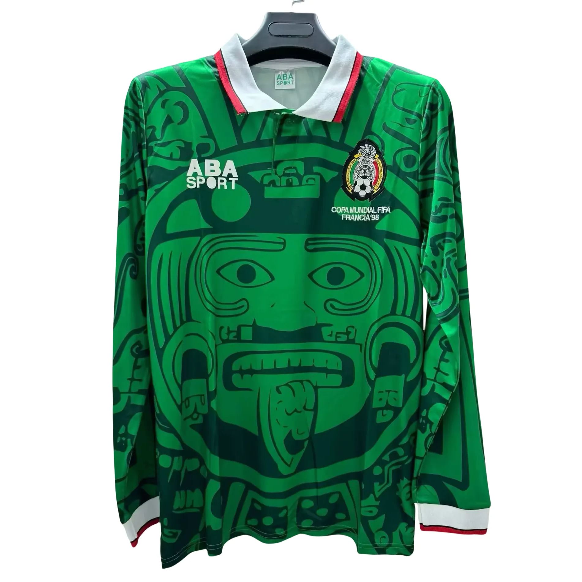 Retro Mexico 1998 Home Kit Long Sleeves S-XXL