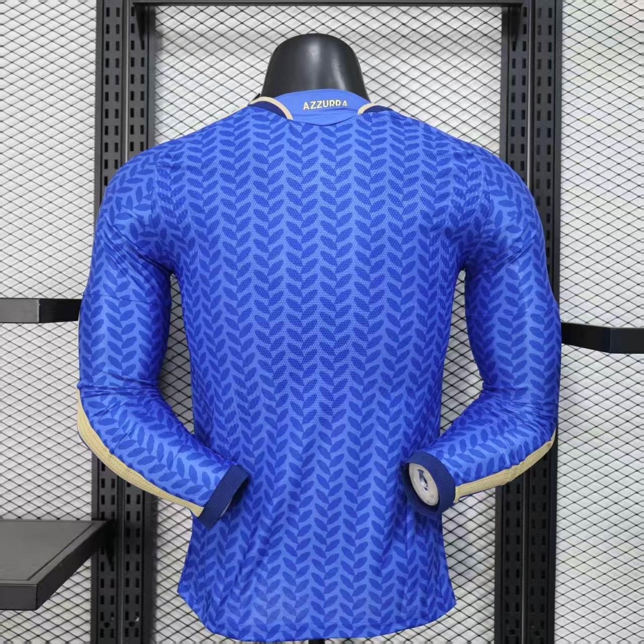 Italy Home Long Sleeves Jersey Player Version World Cup 2026