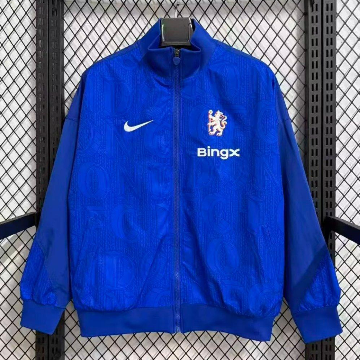 25/26 Chelsea Blue Full Zipper Windbreaker S-XXL