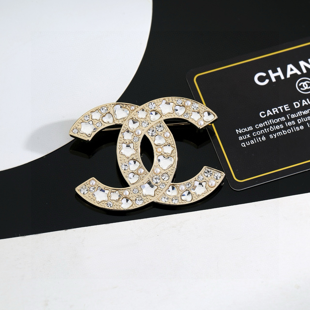 Chanel CC Brooch