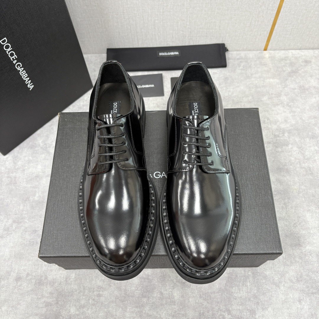 Dolce Gabbana Men's Derby Dress Shoes