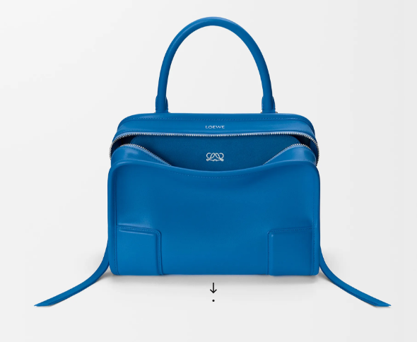 Loewe Small Amazon 180 Handbag in Nappa leather-Royal Blue