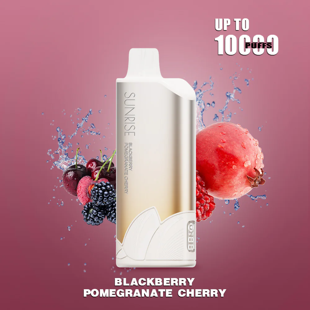 GROO SUNRISE 10K Disposable Vape – Blackberry Pomegranate Cherry - Vaba Vape-Shop