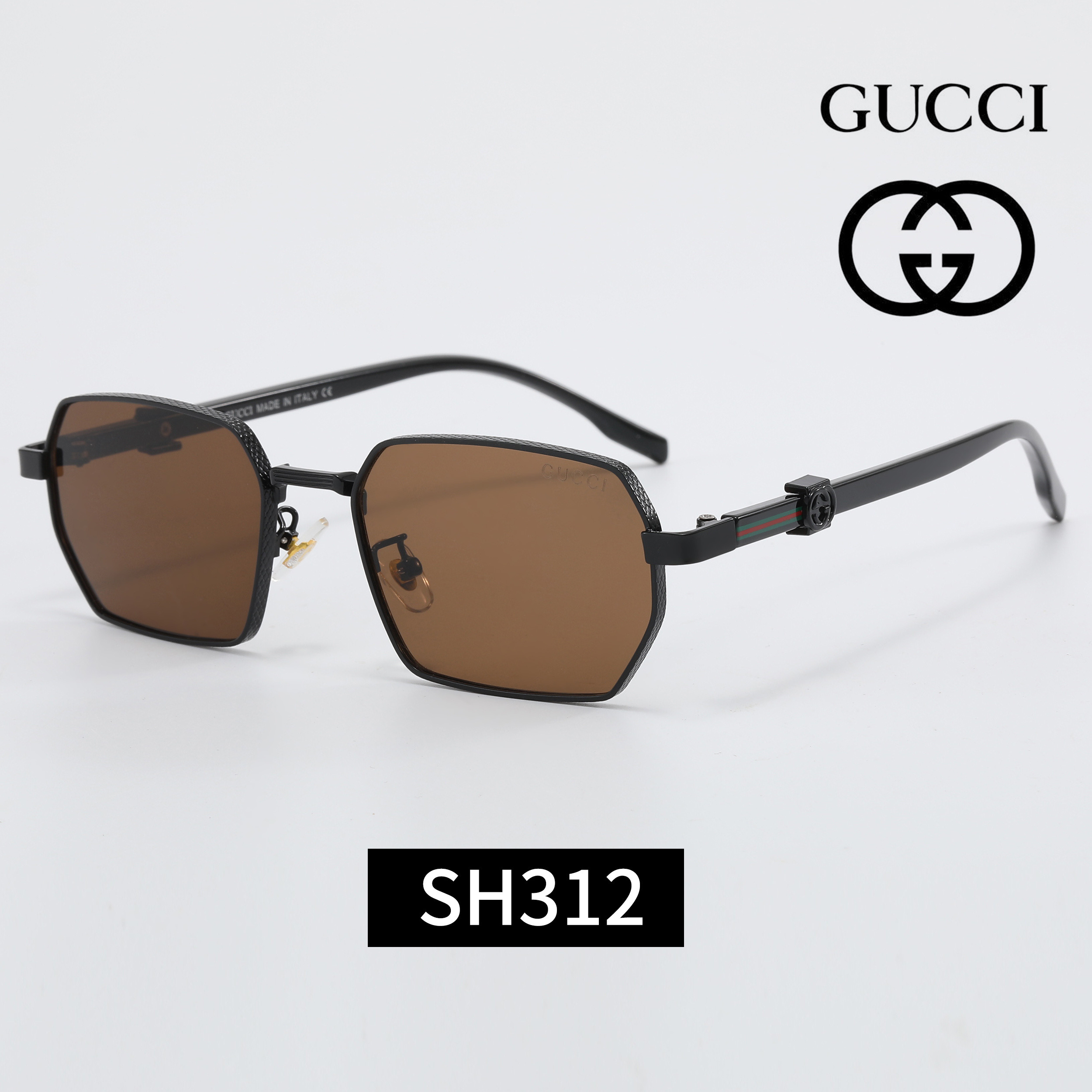 Gucci Hexagonal Metal Sunglasses Top quality - KAIROO