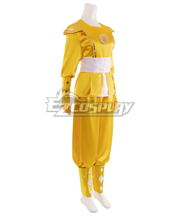 Power Rangers Yellow Ninjetti Ranger Yellow Ninja Ranger B Edition Cosplay Costume