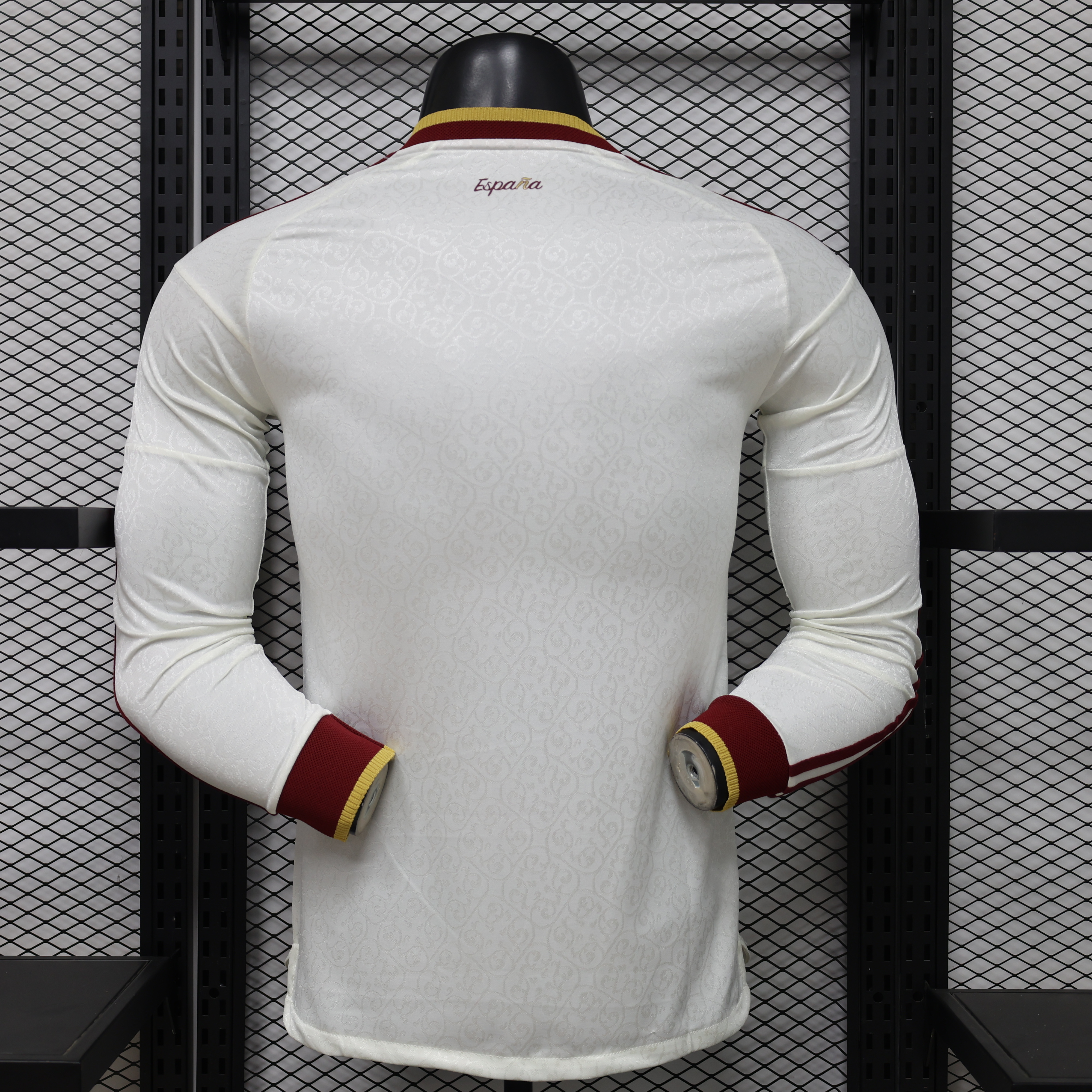 Spain Away Long Sleeves Jersey Player Version World Cup 2026 | Soc Jersey - Premium Football Jersey