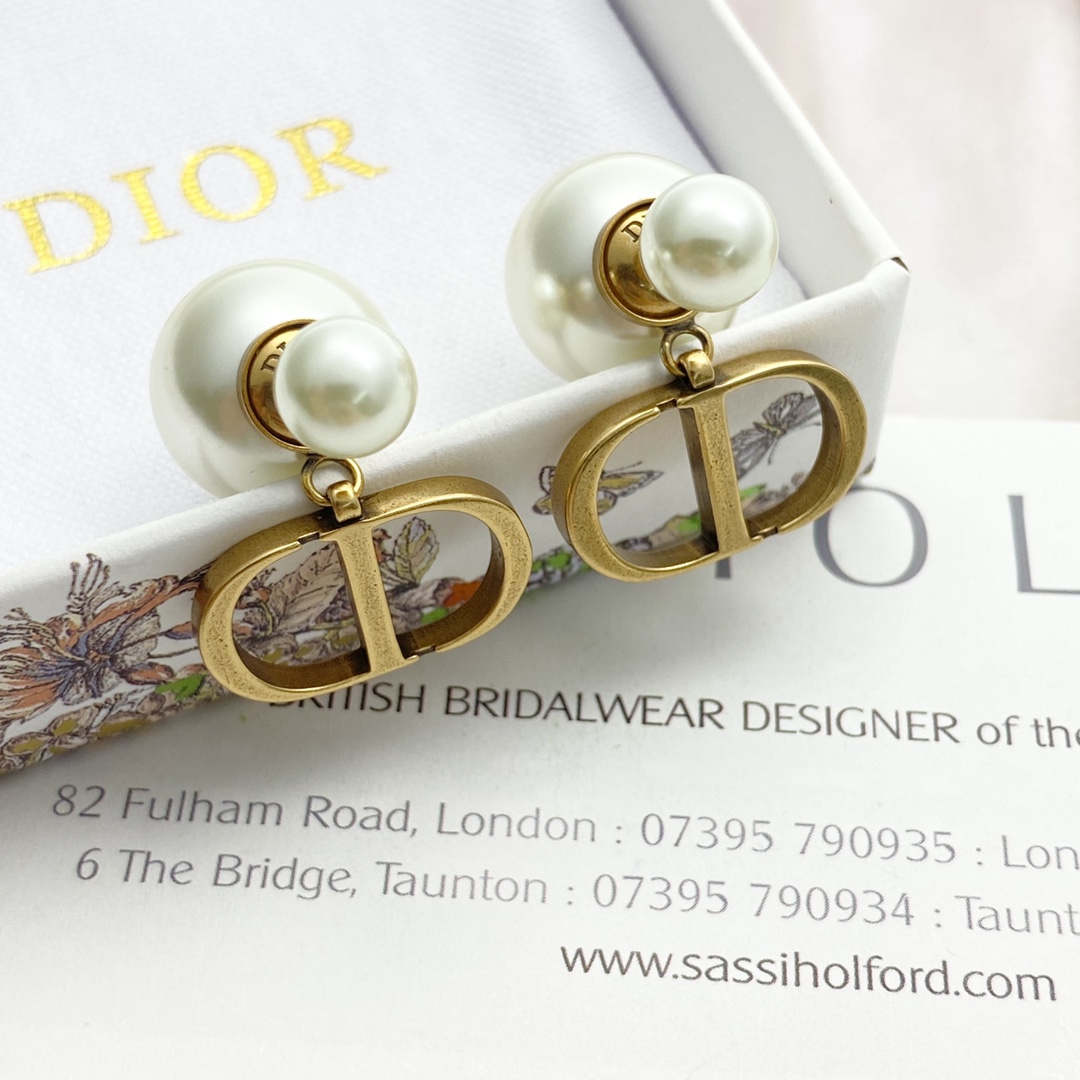 Dior Classic CD Earrings
