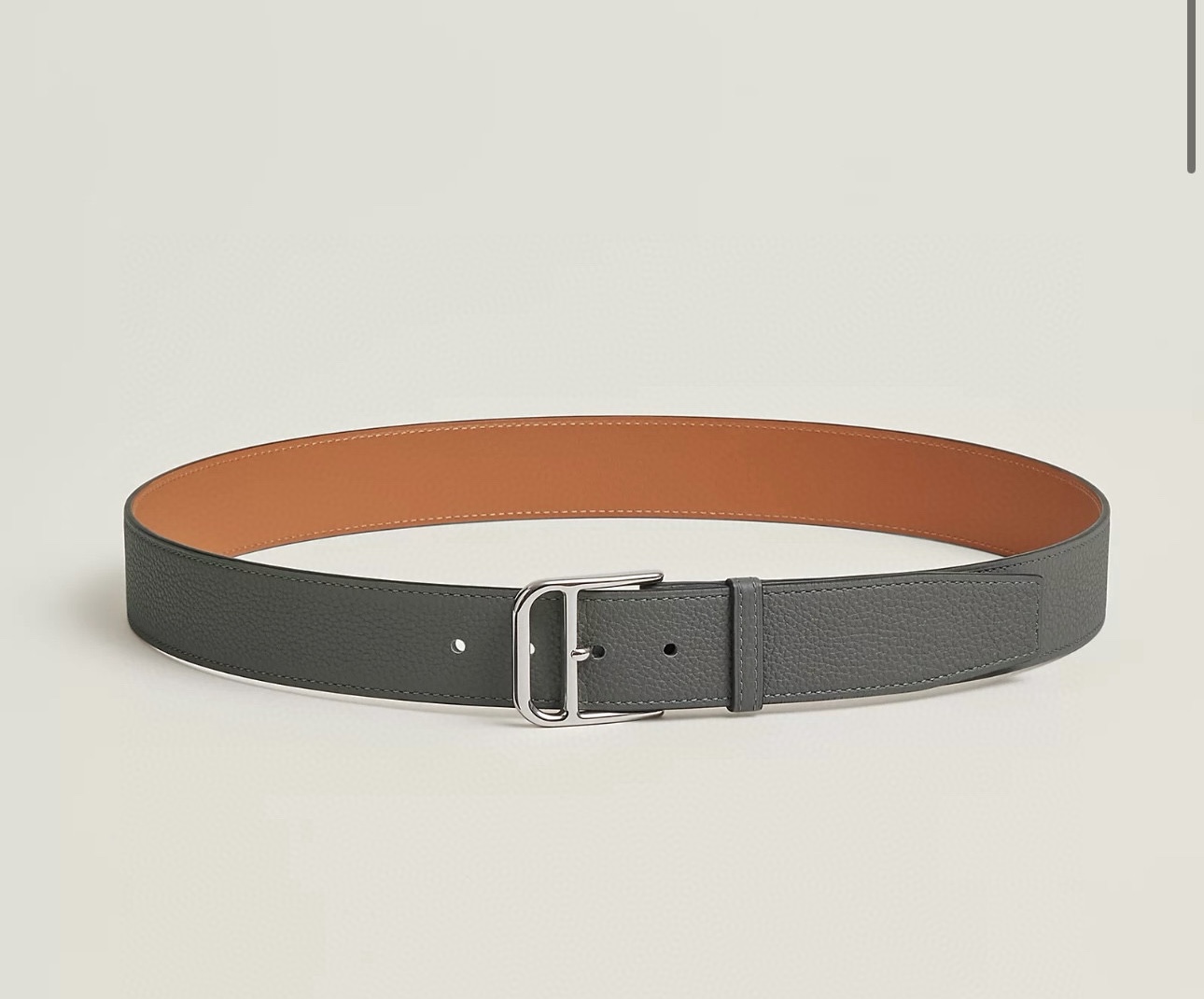 Hermes Romain Belt Leather 35mm