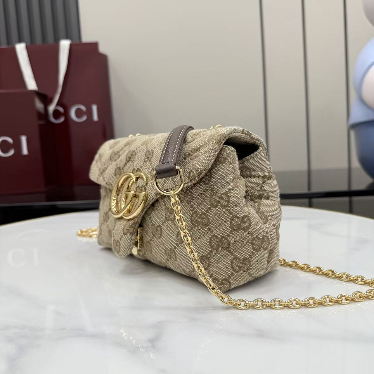GUCCI GG Marmont mini shoulder bag