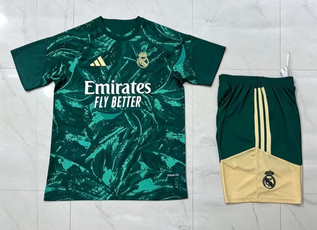 2026-27 Real Madrid Training Edition Green Fans Football Shirt 1:1 Thai Quality