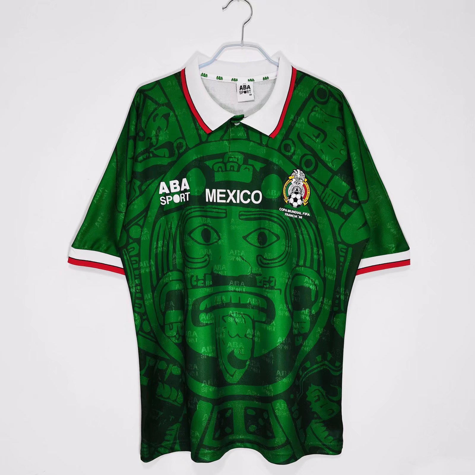 Retro  Mexico 1998 Home Green