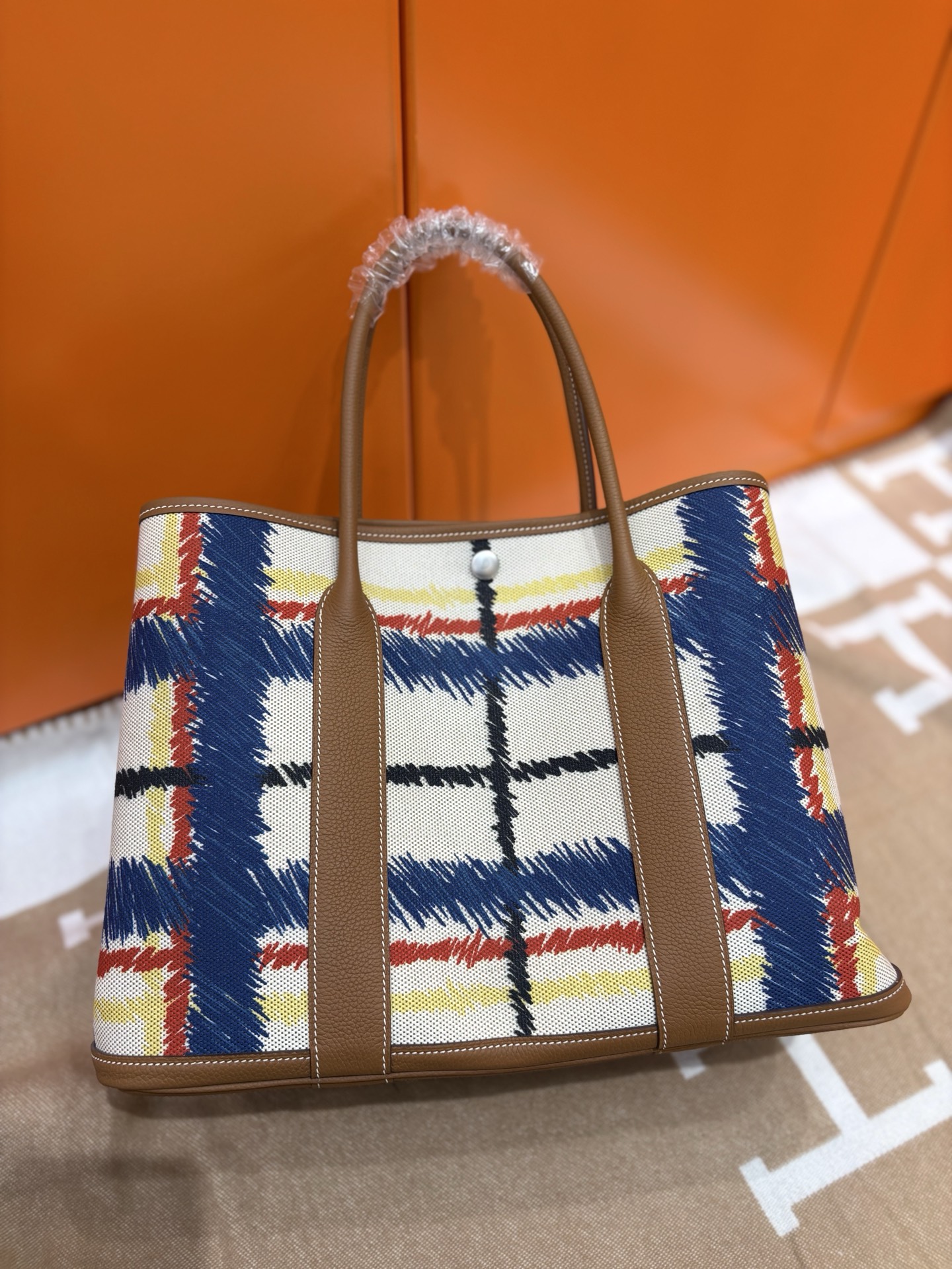 Hermes Garden Party Graffiti Handbag