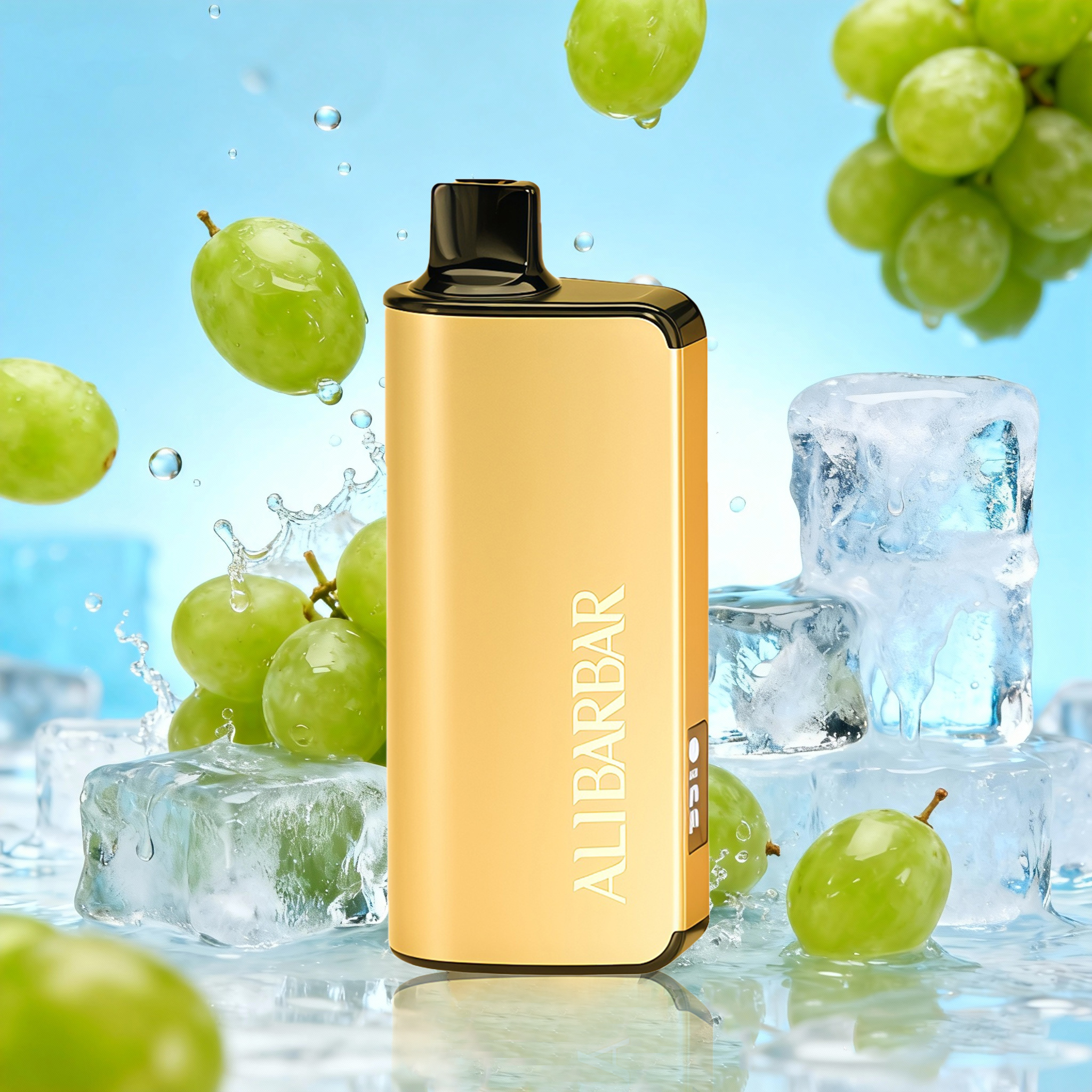 ALIBARBAR INGOT 9000 PUFFS-GRAPE ICE