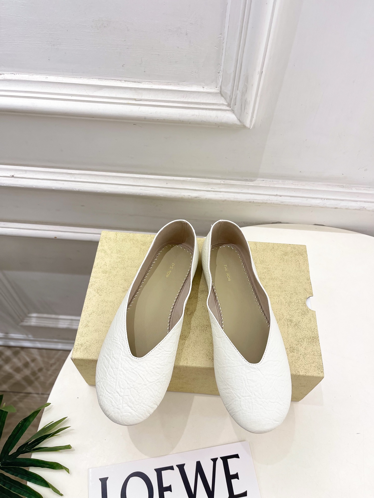 The Row Ponti Lambskin Ballet Flat