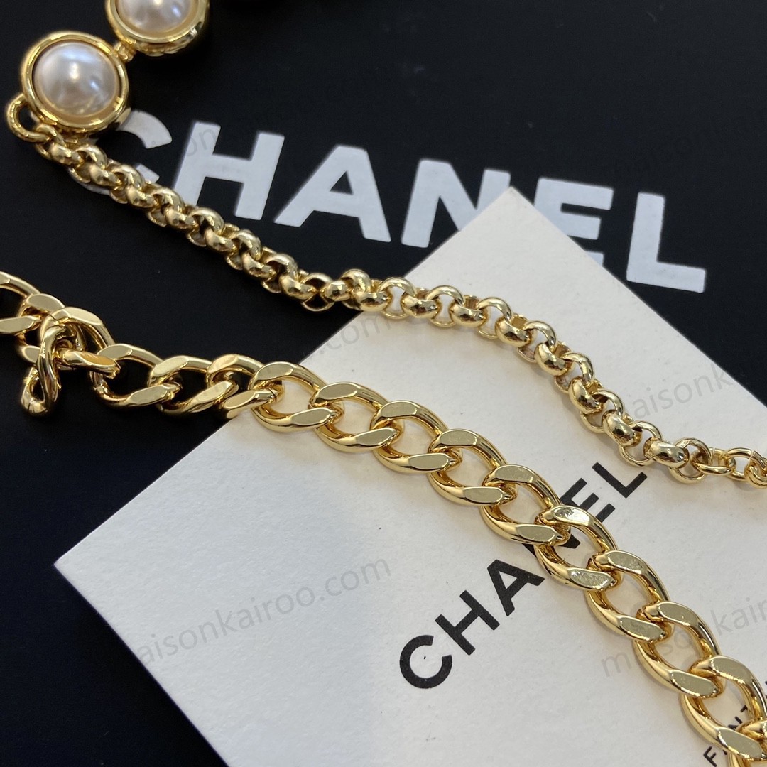 Chanel Classic Pearl Double C Necklace - KAIROO