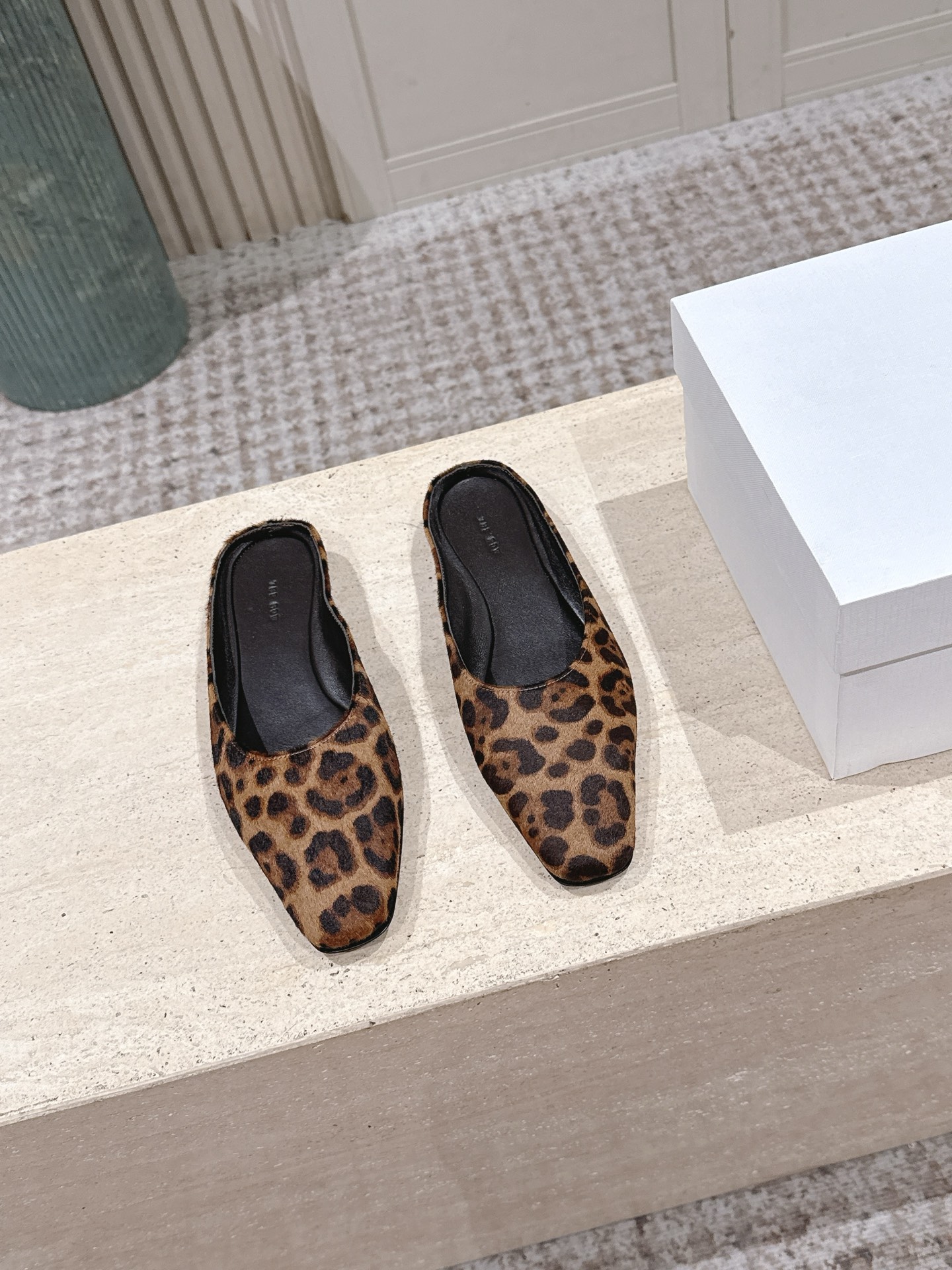 The Row leather Mule