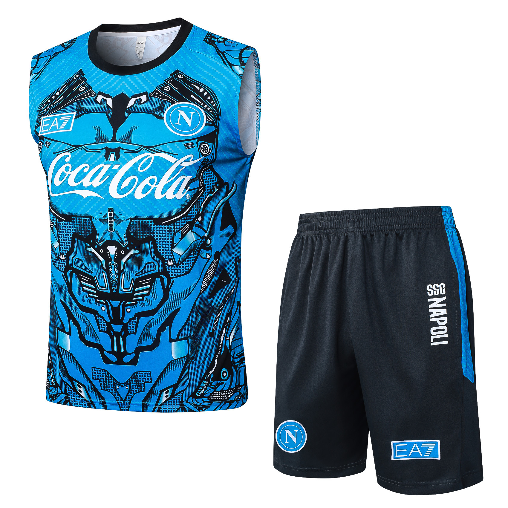 Naples 25/26 Sleevesless Training Suit Blue