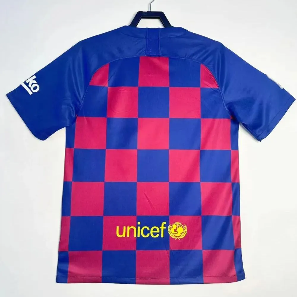 Retro Barcelona 19/20 Home kit wiht Patches S-XXL