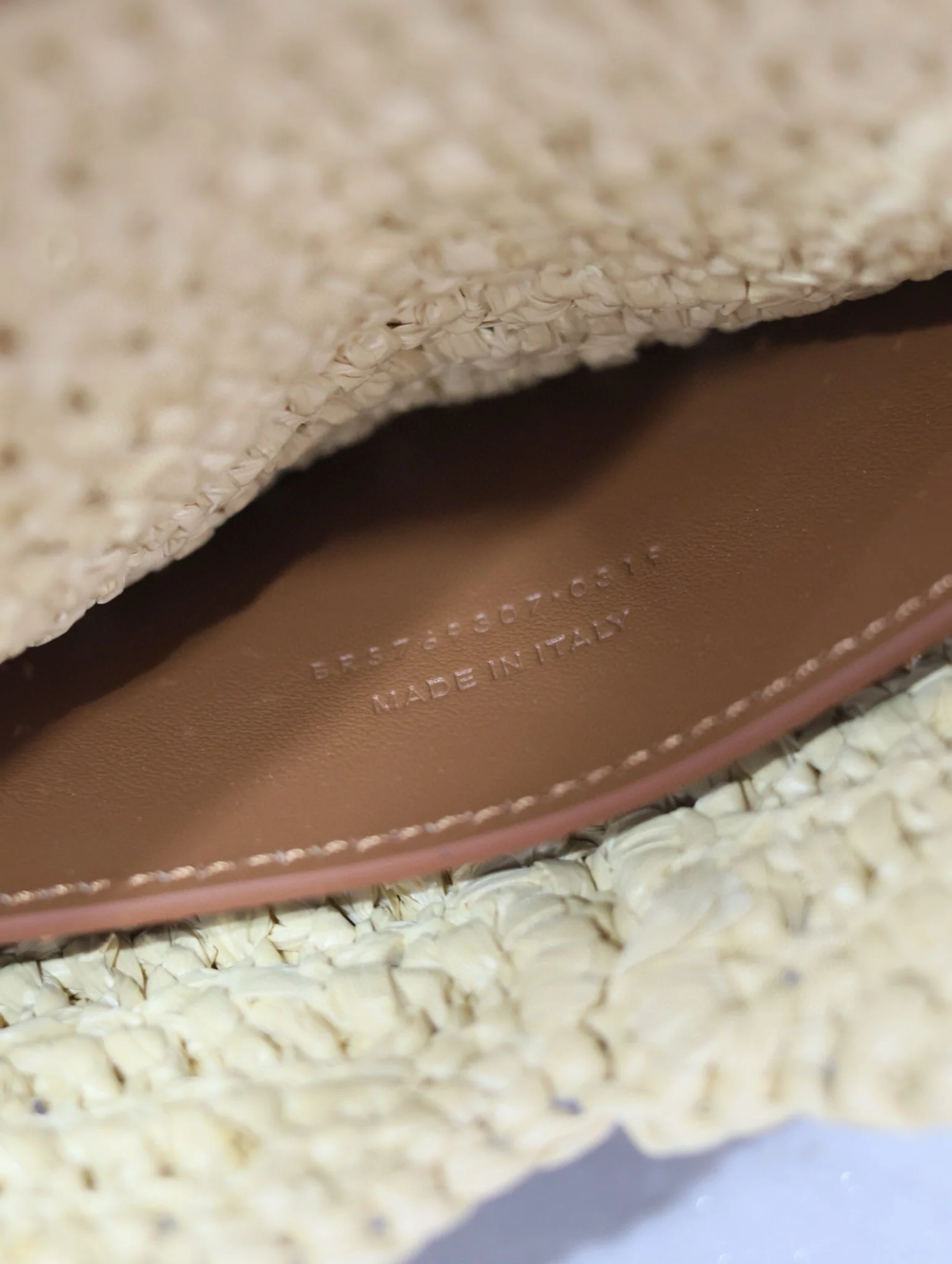 Saint Laurent YSL Envelope Clutch 29cm Beige Raffia Leather