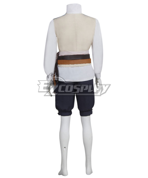 Pirates of the Caribbean Captain Jack Sparrow Cosplay Costume - New Edition