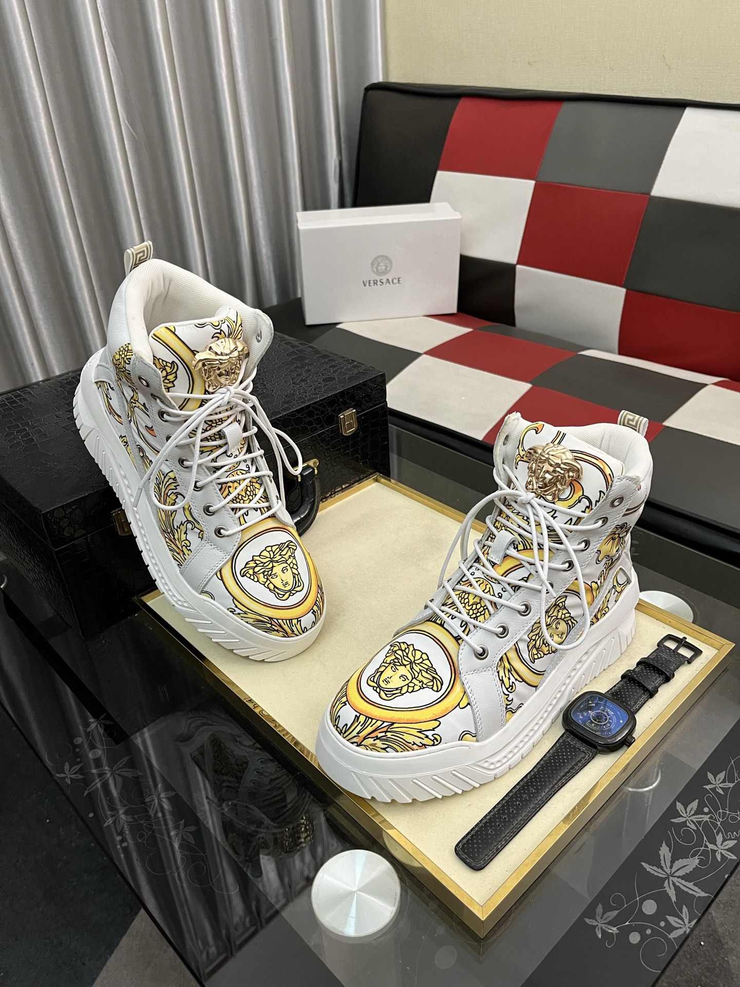 Versace Men's Anklet Boots