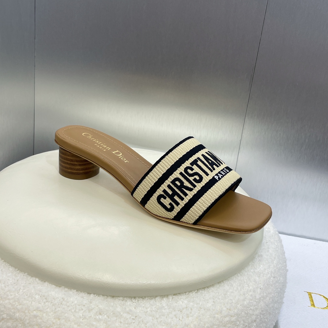 Women' Dior Classic Dway Heeled Slide