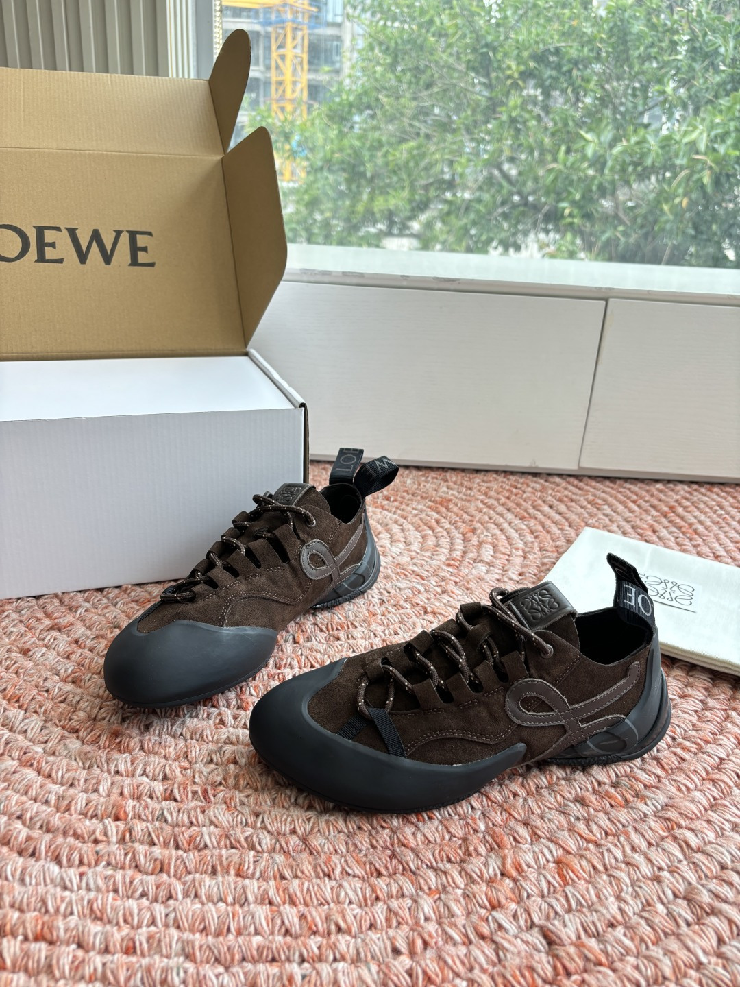 Loewe Grip Suede Sneaker