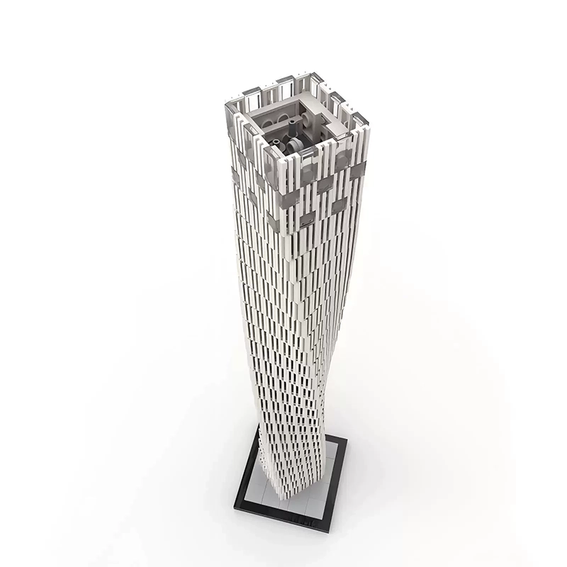 MOC 152436 - Cayan Tower 1:800 Scale