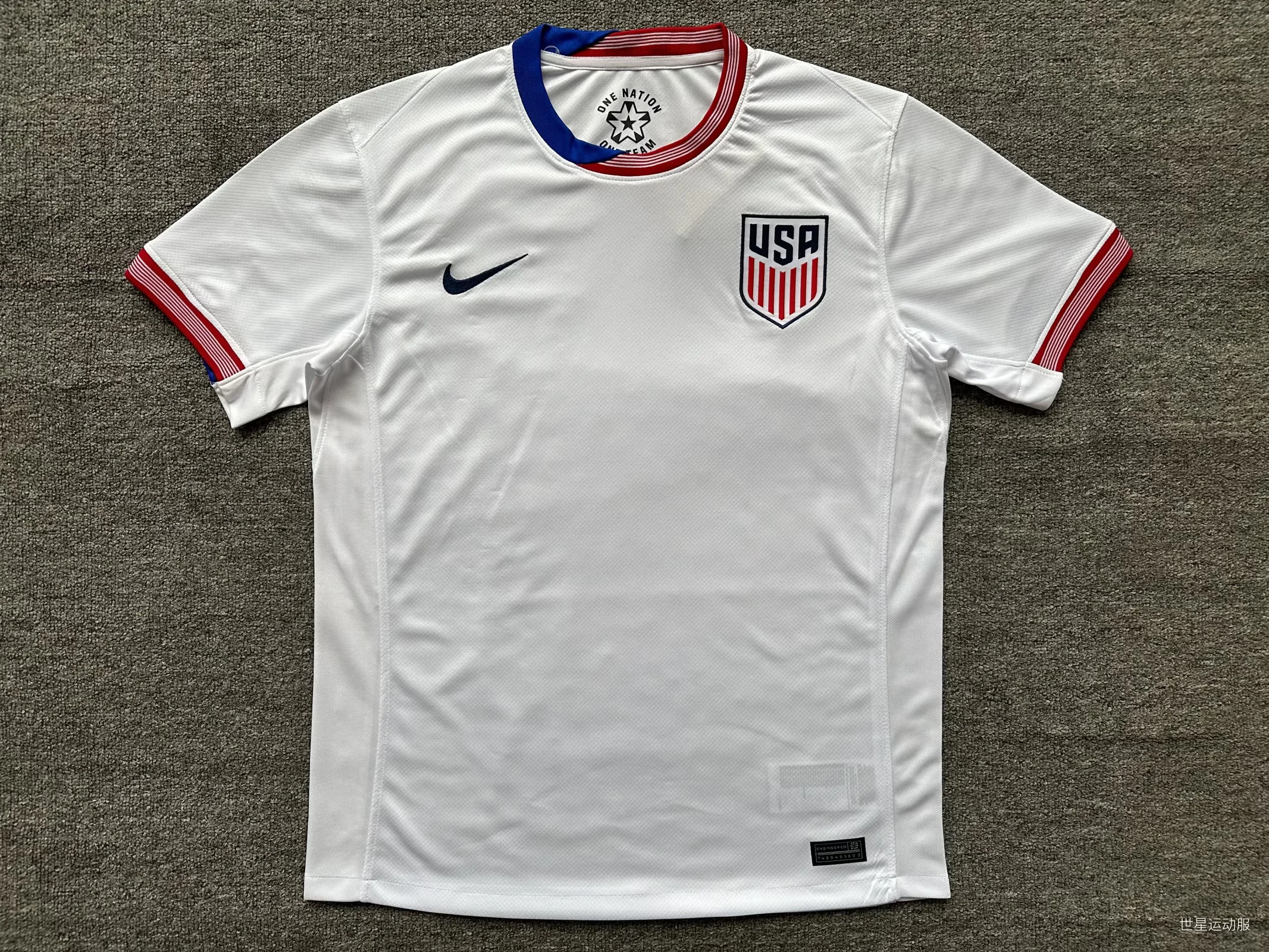 2024 America Home White Football Shirt 1:1 Thai Quality