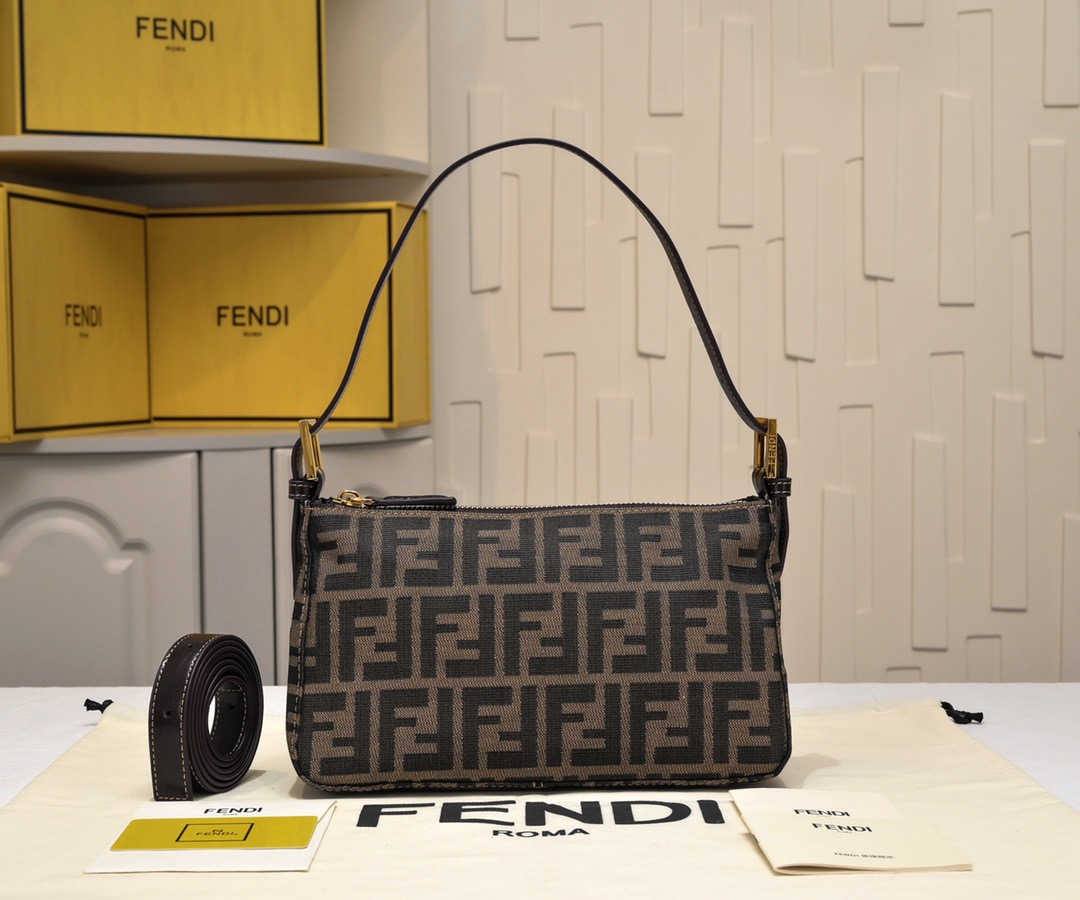 Fendi classic monogram crossbody bags