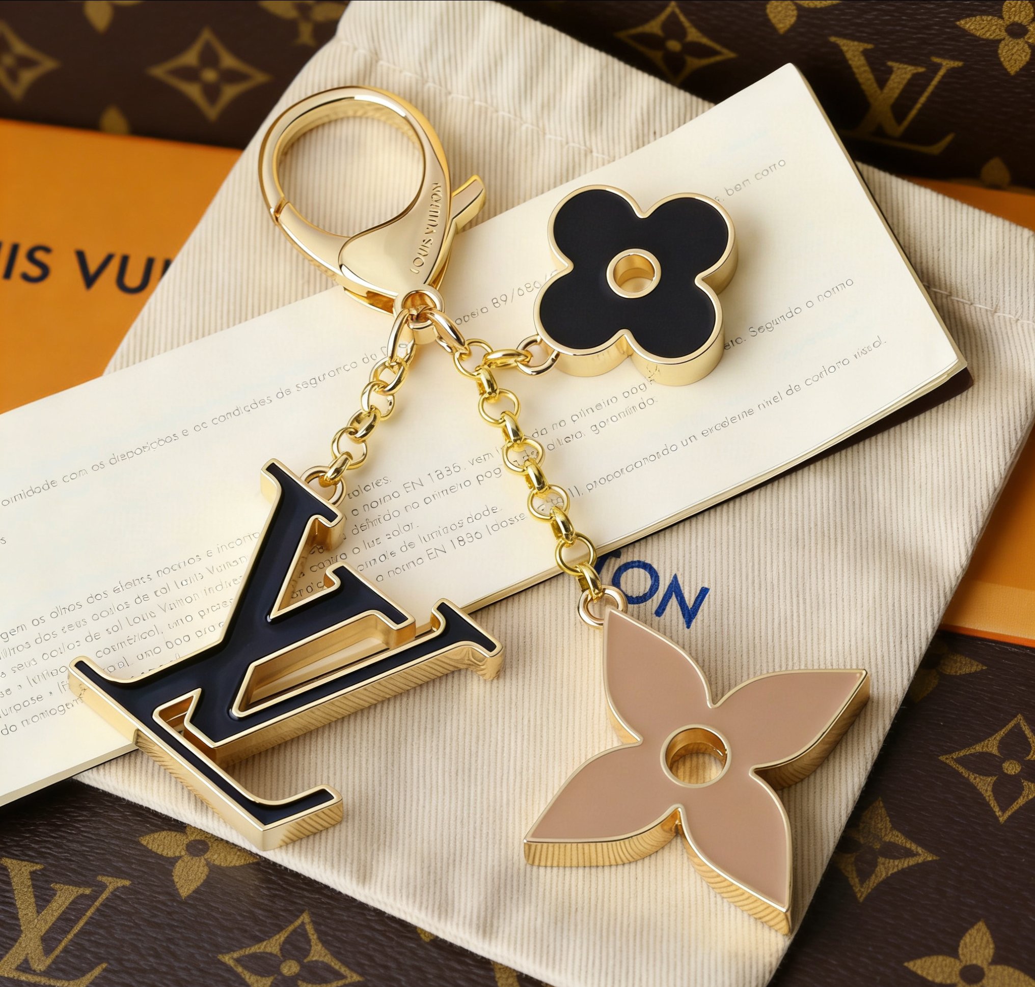 LV Fleur de Monogram Key chain