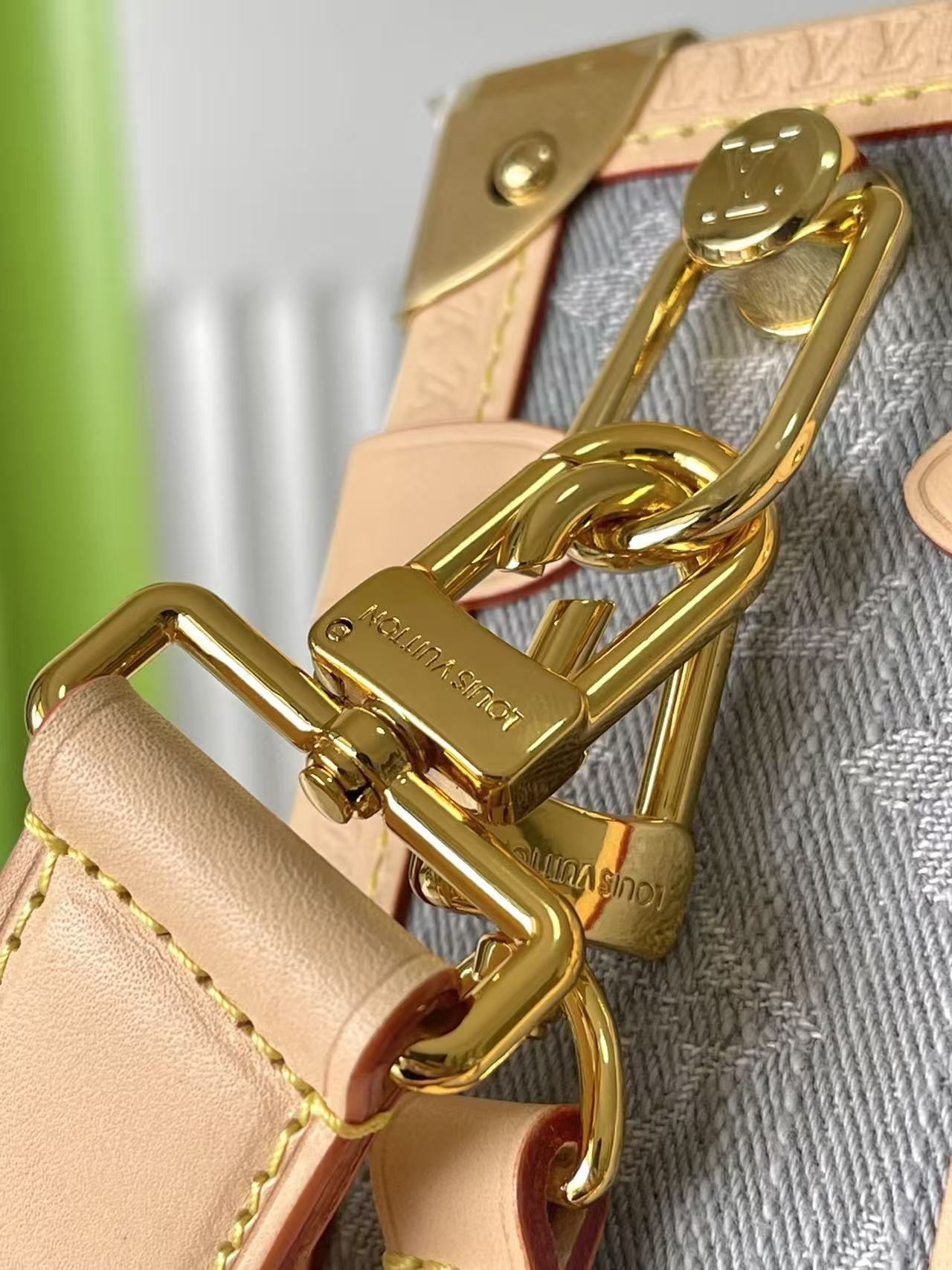 Louis Vuitton Side Trunk Denim Soft Box Bag