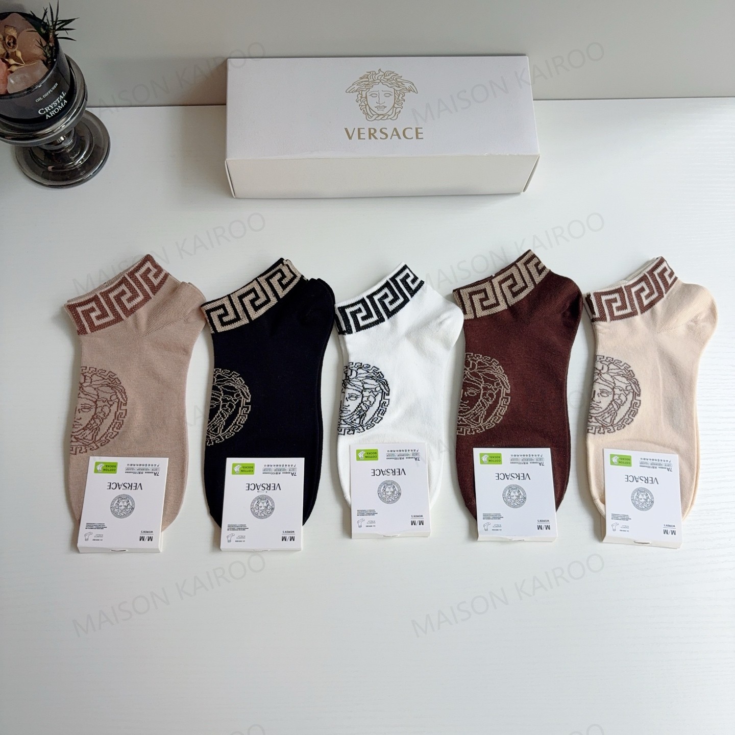 Versace Socks 5-Pack - KAIROO