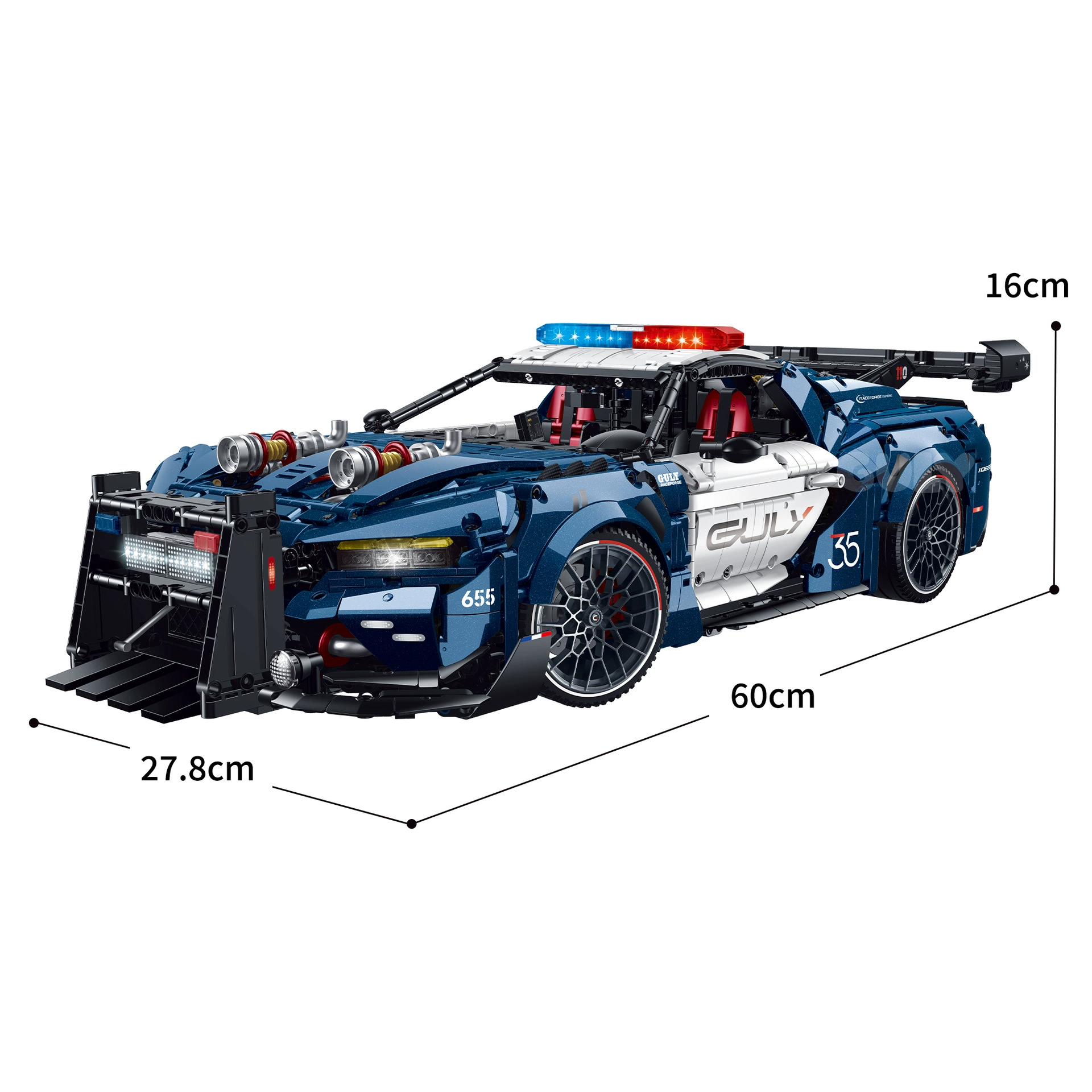 Guly 10655 - Mustang Police Car(Static Version)