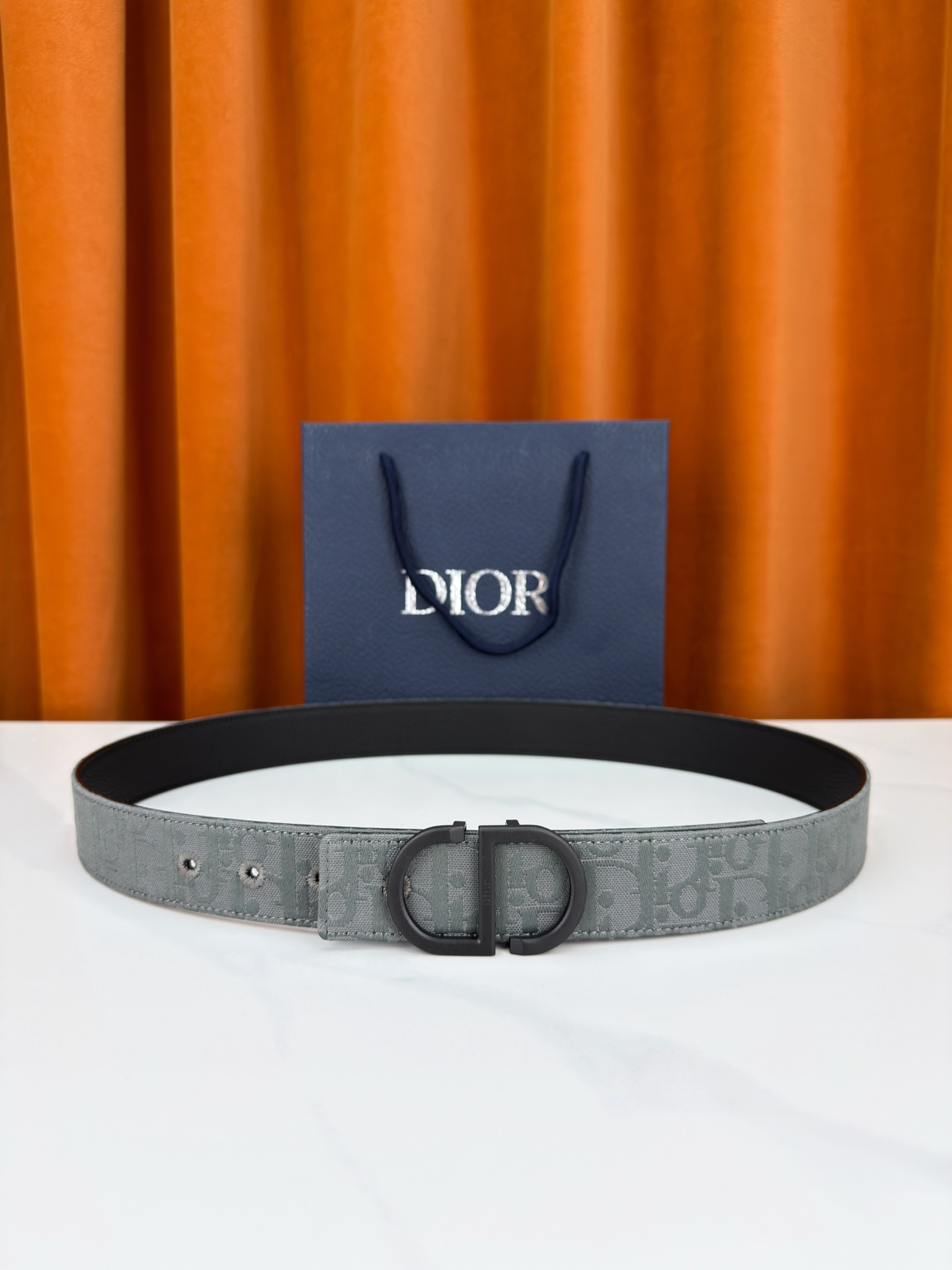 Dior CD Buckle Reversible Belt 3.5cm
