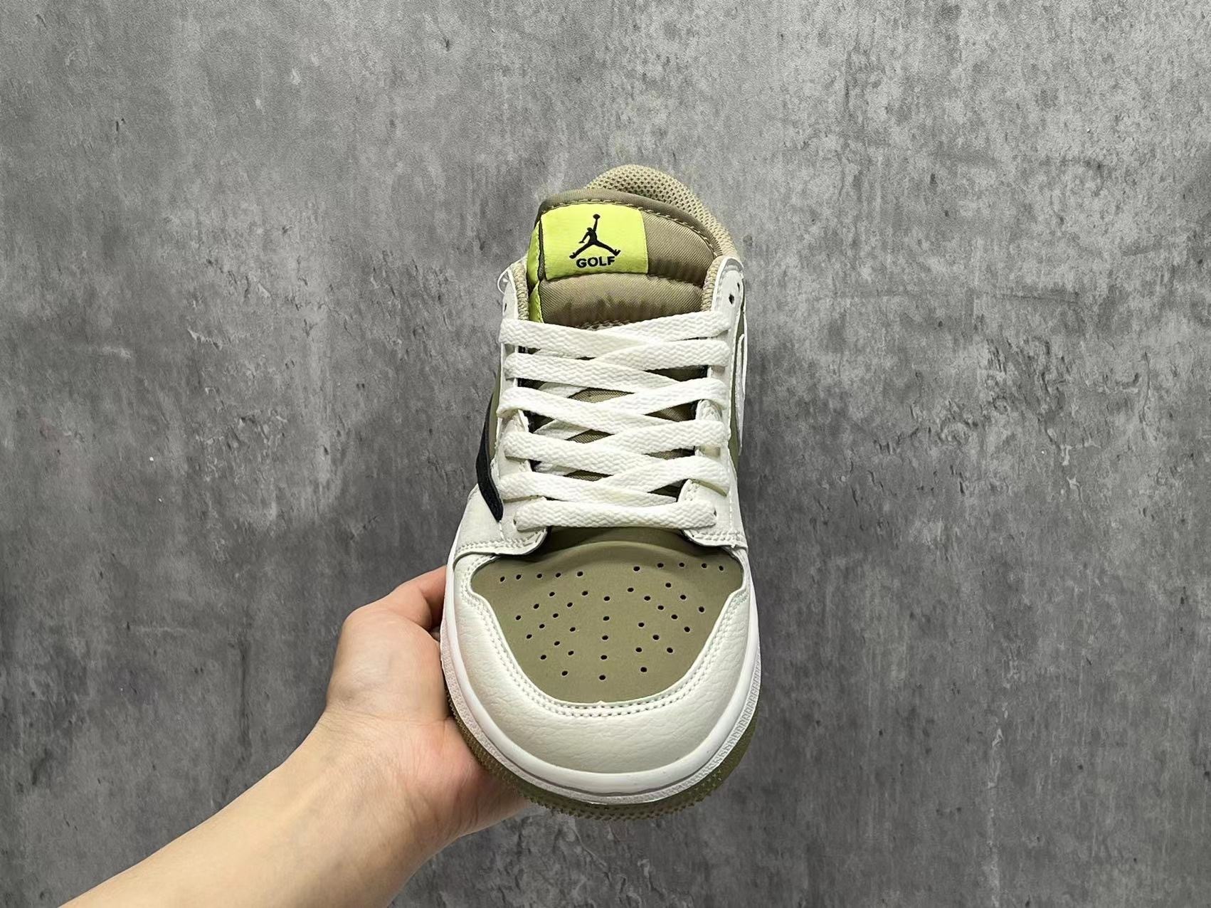 2025-26 AJ1 US Men's Sizes6 to 11 in half sizes  Golf Low cut Inverted Hook Shoes tianlong