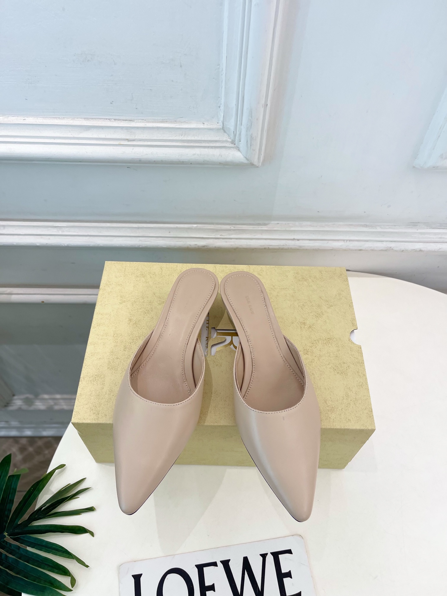 The Row  Lambskin Mule