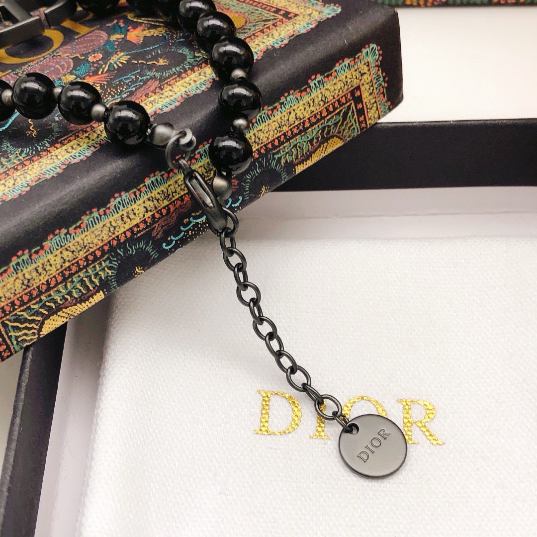 Dior Black Pearl Bracelet