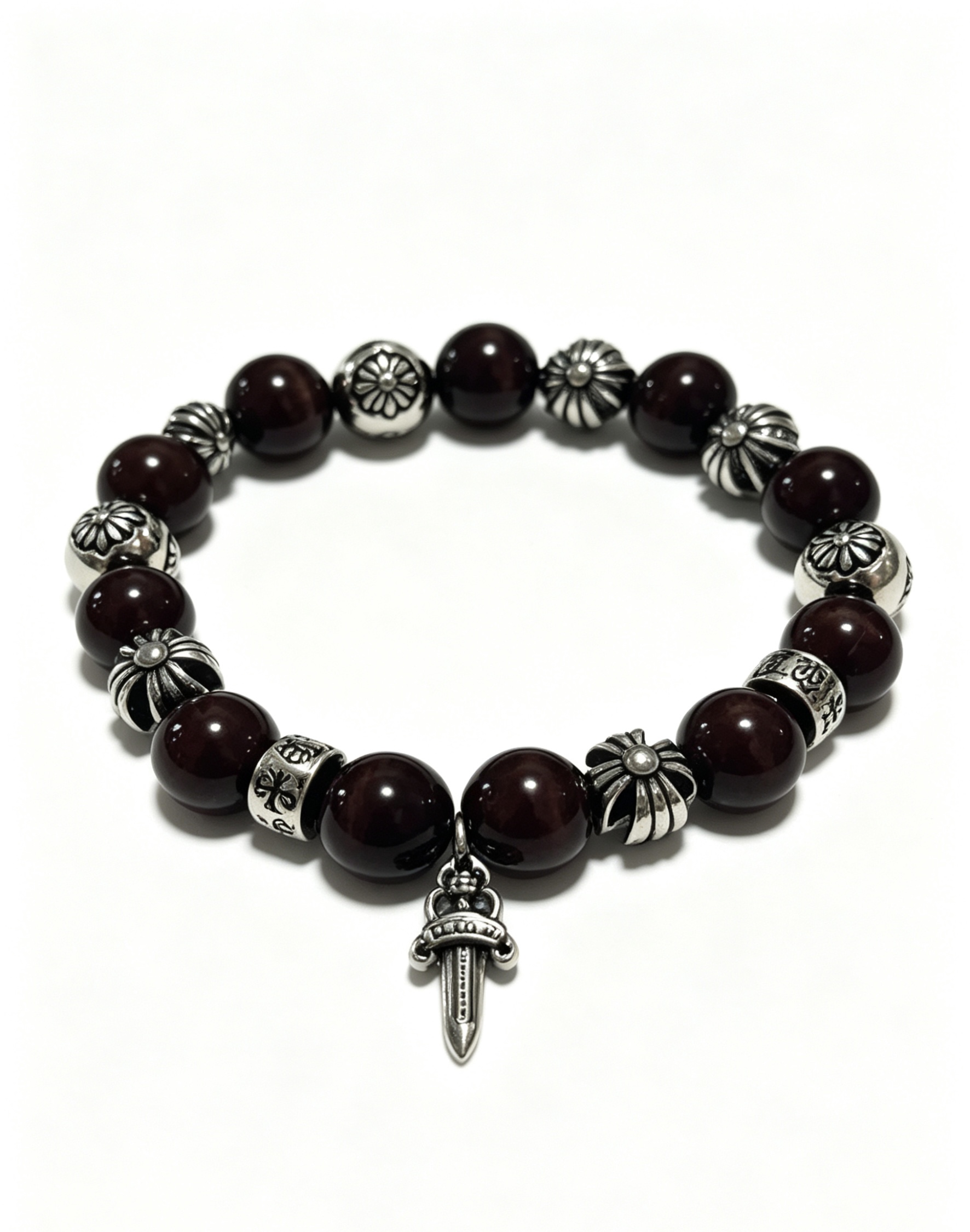 Chrome Hearts Vintage Multi-Element Agate Bracelet