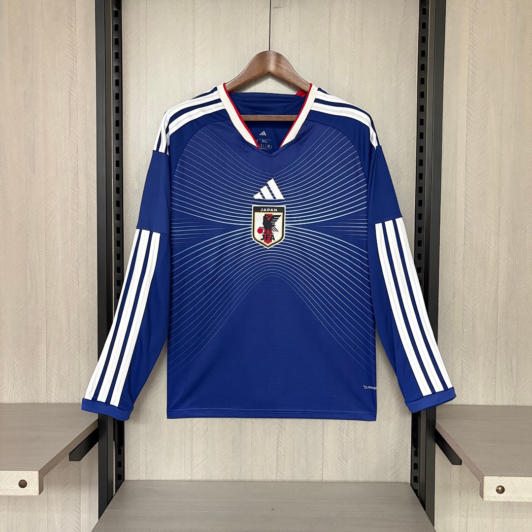 2026 Mens Japan World Cup Home Long Sleeve Jersey S-2XL