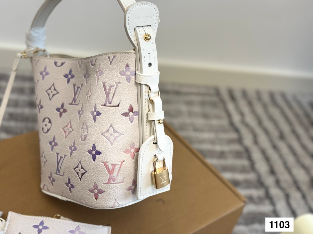 Louis Vuitton LV All In BB Empreinte Bucket Bag