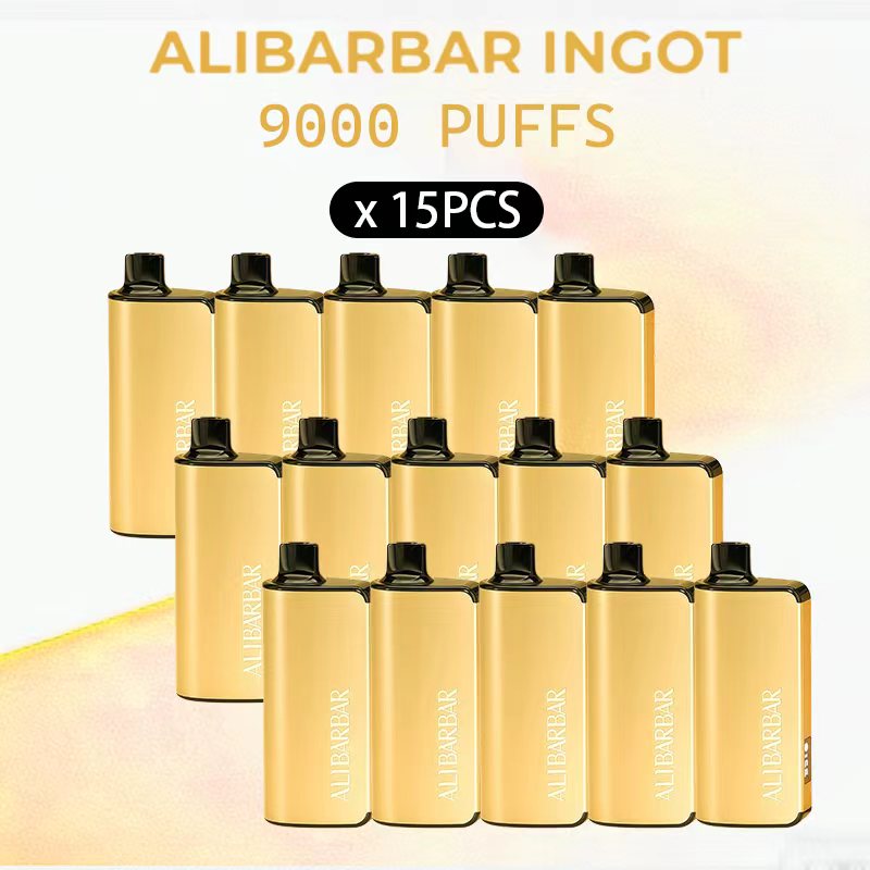 ALIBARBAR INGOT 9000 PUFFS 15pcs