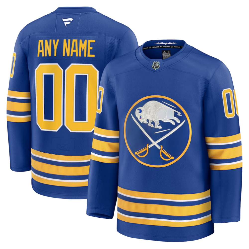 Customizable Buffalo Sabres Fanatics Home away and Alternate  jersey