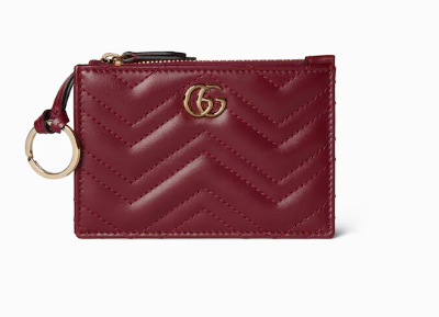 Gucci GG Marmont zip key pouch 837747